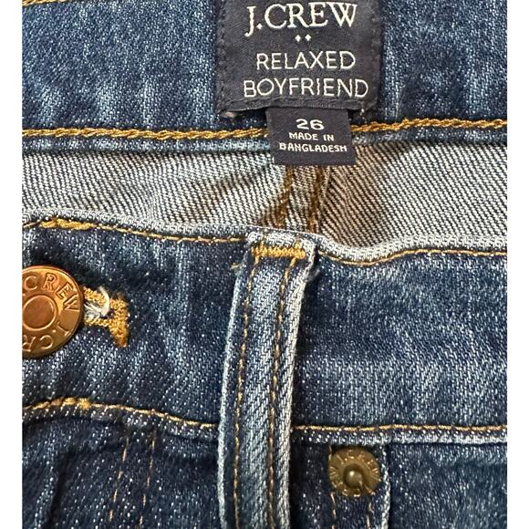 J. Crew Relaxed Boyfriend Jean in All-Day Stretch Jules Wash Straight Size 26 - Picture 10 of 12